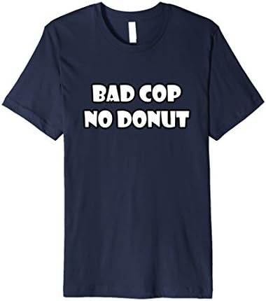 Mens Bad Cop No Donut T-shrit 2XL Navy