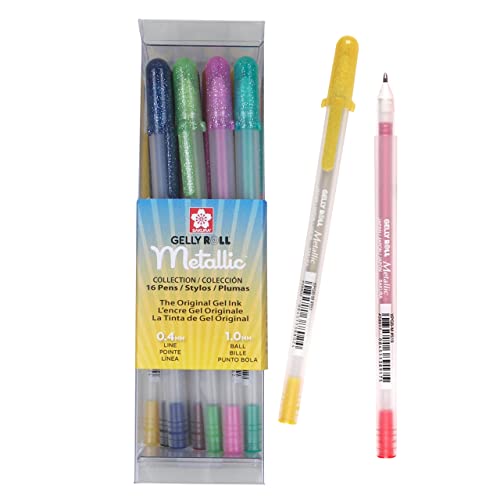 SAKURA Gelly Roll Metallic Gel Pens Pens for Scrapbook, Journals, or