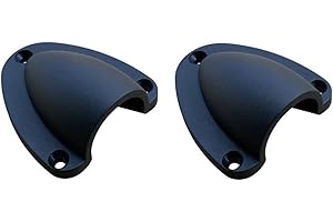 Berfi Life Marine Wire Cable Vent Cover with 3 Screws, Plastic Clamshell Vent Clam Shell Vent Cover for Boat Yacht