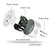 Wi-Fi Smart Plug Outlet Timer Mini Socket Works with Alexa Google Assistant Ifttt No Hub Required Control Your Electric Devices from Anywhere 4 Pack Esicoo