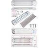 Marine-12v-Interior-2-Tubes-Light-Wswitch-for-Boat-Caravan-Rv-Five-Oceans