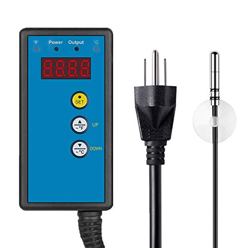 CDMALL Digital Heat Mat Thermostat Temperature Controller 68-108 ºF for Seed Germination, Reptiles,Rooting, Fermentation and Brewing - Thumbnail 7