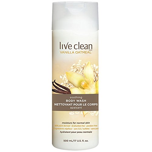Live Clean Soothing Body Wash - Vanilla Oatmeal