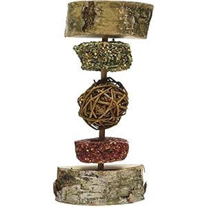 Rosewood Naturals Rodent Playground, Rabbit Treats & Small Animal Treats, 18cm x 3cm