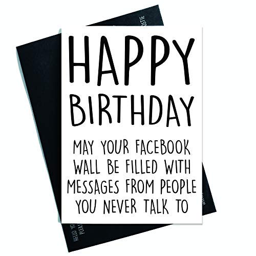 Peachy Antics Funny Birthday Card Joke Friend Sibling Novelty Multicolor Modern Blank Inside A5 Envelop PC287