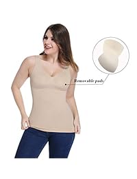 Compression Tank Top Women with Tummy Control Cami Shaper Slimming Camisole Shapewear Tops