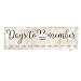 Amosfun Birthday Plaque Family Birthday Calendar Wooden Crafts Wall Hanging Plaque Board for Family Friends Birthday Reminder Wooden DIY Discs Hanging