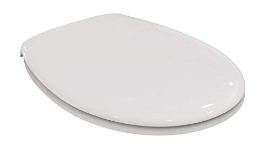 Armitage Shanks – Multi Suites Toilet seat and Cover, Sandwich Design, Universal Shape, UV-Resistant, Durable, Inclusive Hinge Set, Easy to Install, Scratch-Resistant duroplast, White Glossy