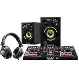 Hercules DJ Learning Kit w/ Inpulse 200 DJ Controller, 15 Watt Monitor Speakers and Sound-Isolating Headphones –2 Decks