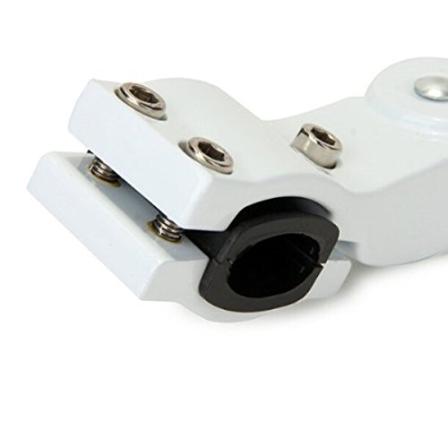 Foxnovo Bicycle Kickstand Adjustable Aluminium Alloy Bike Bicycle Side Stand (White) - Thumbnail 4