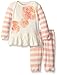 Burt's Bees Baby Girls' Organic Poppy Floral Stripe Tunic and Capri Legging Set