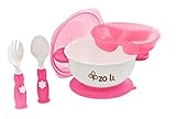 ZoLi STUCK Suction Feeding Bowl Kit - Pink