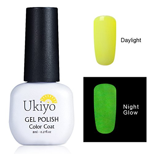 Ukiyo Night Glow Gel Nail Polish Effect UV LED Soak Off UV LED 8ml/0.27fl.oz Dramatic Manicure Decor Kit Nail Art 6702 Ukiyo Night Glow Gel Nail Polish Effect UV LED Soak Off UV LED 8ml/0.27fl.oz Dramatic Manicure Decor Kit Nail Art 6702