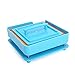 TUATUA Second Generation Empty Capsule Plates Holder with Spreader, 100 Holes 0# Vitamins Coffee Powder Manual Filling Capsules Tool