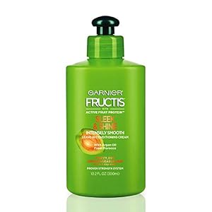 Garnier Fructis Sleek & Shine Intensely Smooth Leave-In Conditioning Cream, 10.2 Ounce