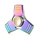 Evermarket New EDC Hand Spinner Metal Fidget ADHD Focus Toy Ultra Durable High Speed Anxiety Relief Toys,Rainbow Color