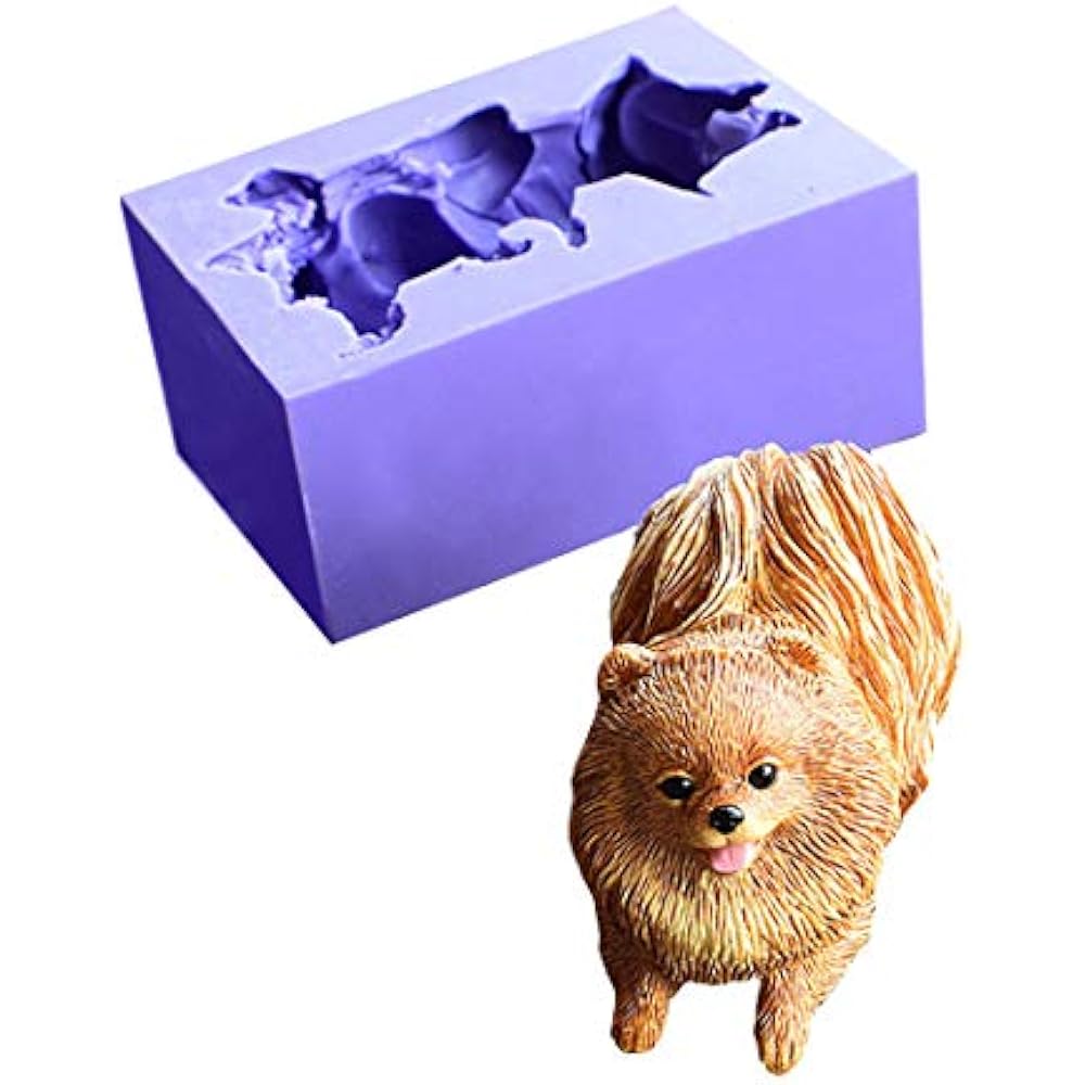 Cute Dog Candy Making Molds Silicone Chocolate Fondant Molds,Runloo 3D