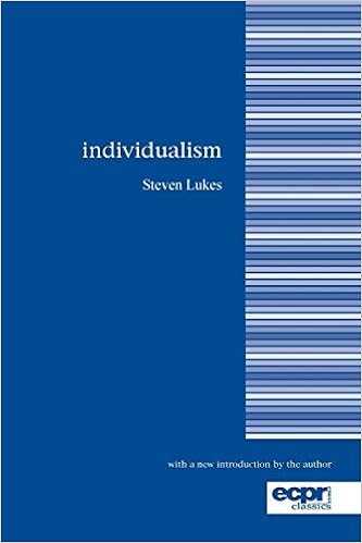 Individualism Ecpr Classics Series Lukes Steven 9780954796662 Amazon Com Books