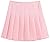 chouyatou Women's Simple High Waist All Around Pleated A-Line Skirt