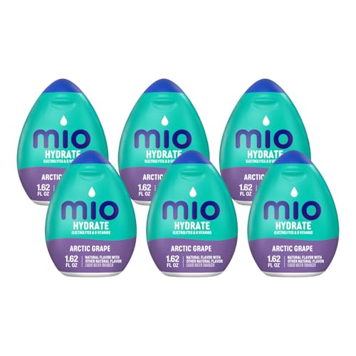 Mio Sport Liquid Water Enhancer, Arctic Grape, 1.62 OZ. (Pack of 6)