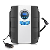 DawnFavor Portable Car Tire Air Compressor Pump, Auto Digital Tire Inflator, 12V 150 PSI, for Cars, Trucks, Bicycles, basketballs, air boats and Other Inflatables[New Generation Upgraded]