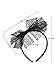 Blulu 4 Sets 80's Lace Headband with Bow for Women 80s Hair Accessories for Retro 80s Clothing Theme Party