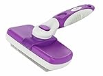 Poodle Pet Self Cleaning Slicker Brush for Dogs, Cats, Rabbits & Horses, 6.5" x 5" Retractable, Easy Clean, Ergonomic Stainless Steel Metal Bristle Slicking Comb Professional Grooming Tool