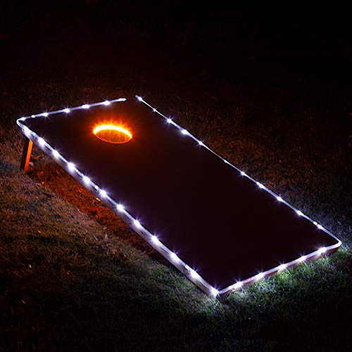 image for BLINNGO Cornhole Ring Lights and Cornhole Edge Lights, LED Cornhole Li