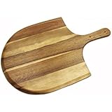 Heritage Acacia Wood Pizza Peel, Great for Homemade Pizza, Cheese and Charcuterie Boards - 22" x 14"