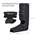 Beauty Kate Foot and Leg Massager for Circulation Air Compression with Heat 6 Massage Modes 3 Intensities Helpful for Calf & Foot Muscle Relaxation - FM008