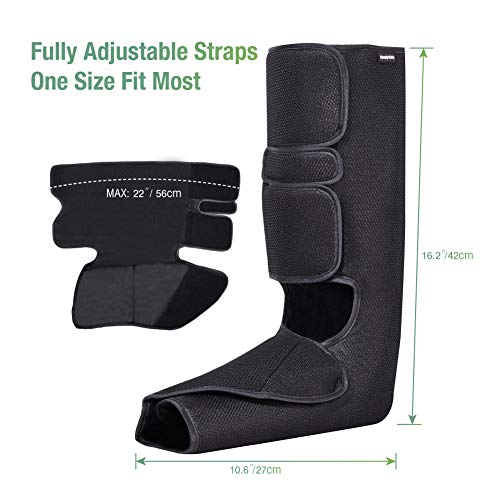 Beauty Kate Foot and Leg Massager for Circulation Air Compression with Heat 6 Massage Modes 3 Intensities Helpful for Calf & Foot Muscle Relaxation - FM008 - Thumbnail 5