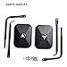 PAUTO-P Jeep Mirrors Doors Off Shake-Proof Off-Road Rectangular Adventure Mirrors Doorless Side Mirrors,Bolt-on Door Hinge Mirror Fits for All JK CJ YJ - 1 Pair, Textured Black