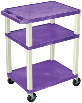Offex WT34 Multipurpose Tuffy Cart with Putty Legs, Purple