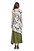 Youtobin Women's Summer Cotton Green Floral Folk Style Maxi Dress