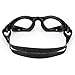 Aqua Sphere Kayenne Swim Goggle Clear Lens, Black and Red Adult UV Protection Anti Fog Swimming Goggles