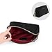 CHICECO Handy Cosmetic Pouch Clutch Makeup Bag Black (Small+Large)