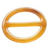 Marycrafts Buffalo Horn Scarf Ring Round Scarf Ring Handmade Diameter 2