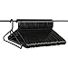 Made in USA Heavy Duty Plastic Clothes Hangers Bulk, 20 30 50 100 Pack Available, Strong Plastic Hangers, Jacket Coat Hangers, Thick Plastic Hanger for Closet and Clothing Hangars (36pk Black)