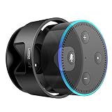 UGREEN Wall Mount Compatible for Echo Dot 2nd Generation Speaker Holder Hanger in Bedroom, Bathroom, Kitchen, Living Room, Home Space Saving Accessories Black