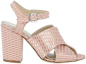 Elena Iachi Women's A3609 Pink Leather Sandals