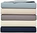 Amazon Basics Lightweight Super Soft Wrinkle Free Breathable Easy Care Microfiber 3 Piece Bed Sheet Set with 14-Inch Deep Pockets, Twin XL, Cream, Solid