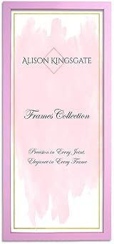 Alison Kingsgate Sleek 16x8 Picture Frame Pink – Engineered Wood, Perspex