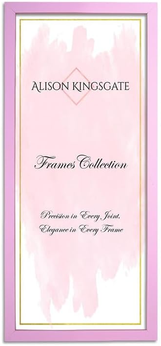 Alison Kingsgate Sleek 16x8 Picture Frame Pink – Engineered Wood, Perspex