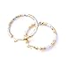 Followmoon 18K Gold Plated Women's Hoop Earrings