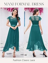 BeryLove Prom Dresses for Women Wedding Guest