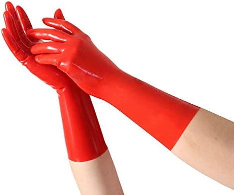 Rubber Secrets Short Latex Wrist Toes Mixed Young Fashion Mittens Monochrome Mittens Mittens
