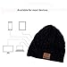 Onedayshop Unisex Wireless Beanie Knitted Winter Warm Music Hat with Built in Stereo Headphone Speaker (Black)