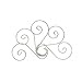 T-Antrix Ornament Hooks, Christmas Ornament Hangers, Christmas Tree Hanger Baubles Ball Metal Hooks Xmas Decoration S Hooks, 45mm 100 PCS