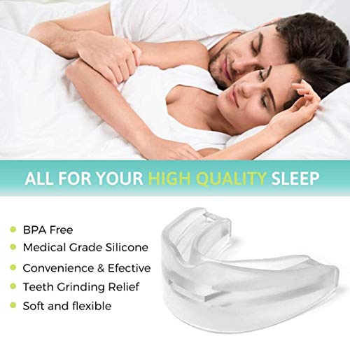 Let's Dream Bruxism Mouthpiece Adjustable Mouth Night Guard, Sleep Aid