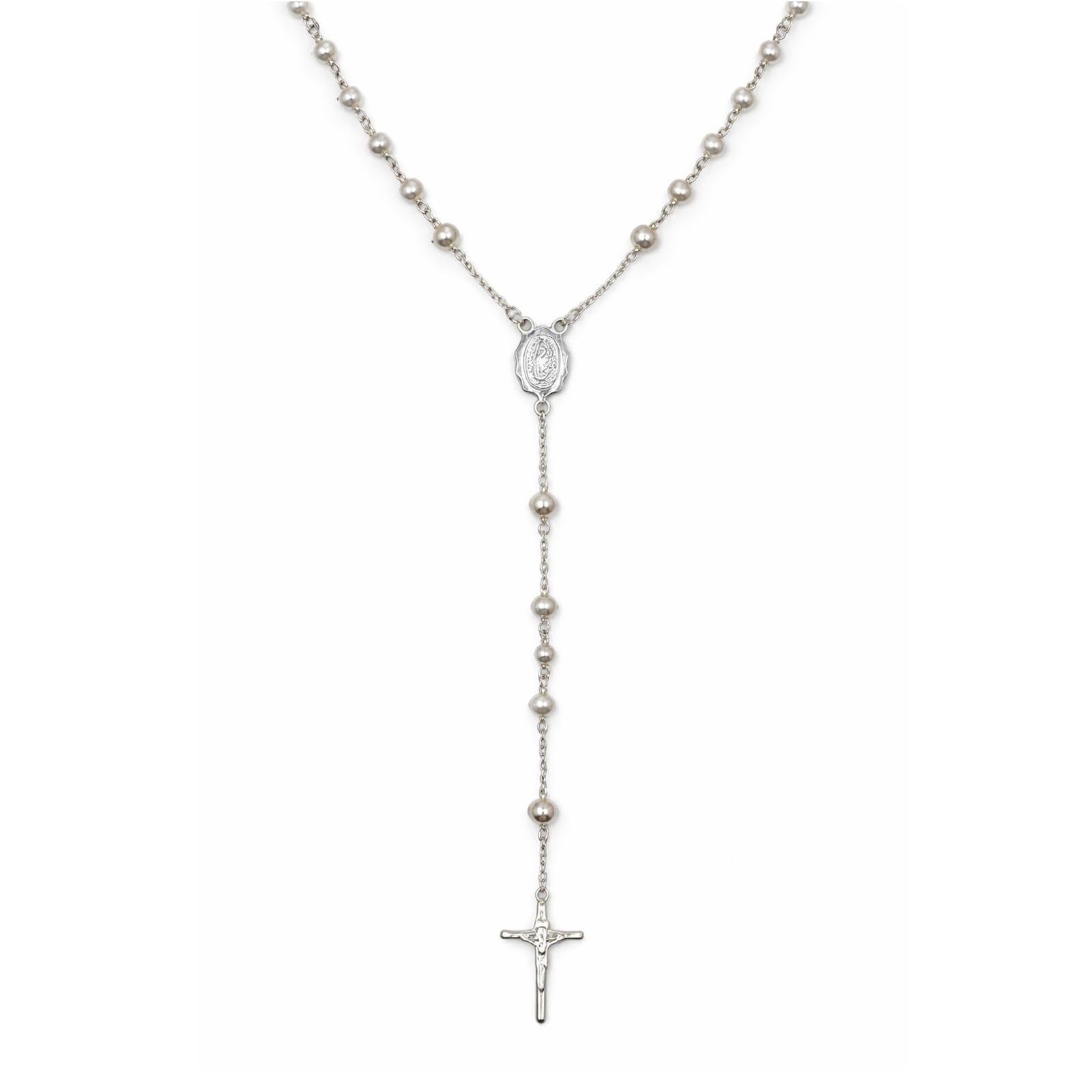 Tibetan Silver 925 Sterling Silver 24" Long Y Necklace For Women Unique Designer Pearl Beads Gemstone Fashion Statement Party Jewellery Handmade By Artisans